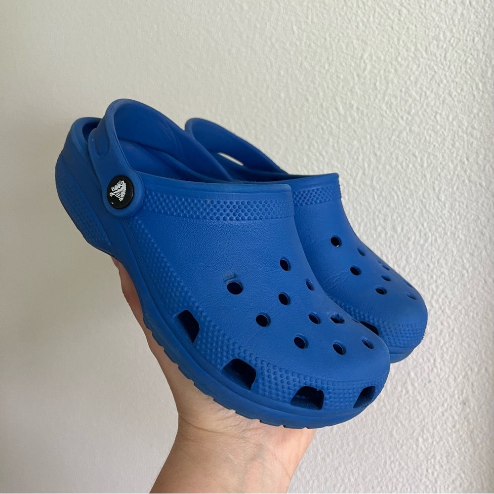 CROCS Blue Kids Sandals Size 1